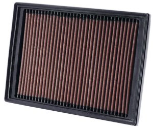 Land Rover LR2 Drop-In Air Filter - K&N Engineering - High-Flow Oiled Cotton, Washable/Reusable, Drop-In Replacement - `08-`12